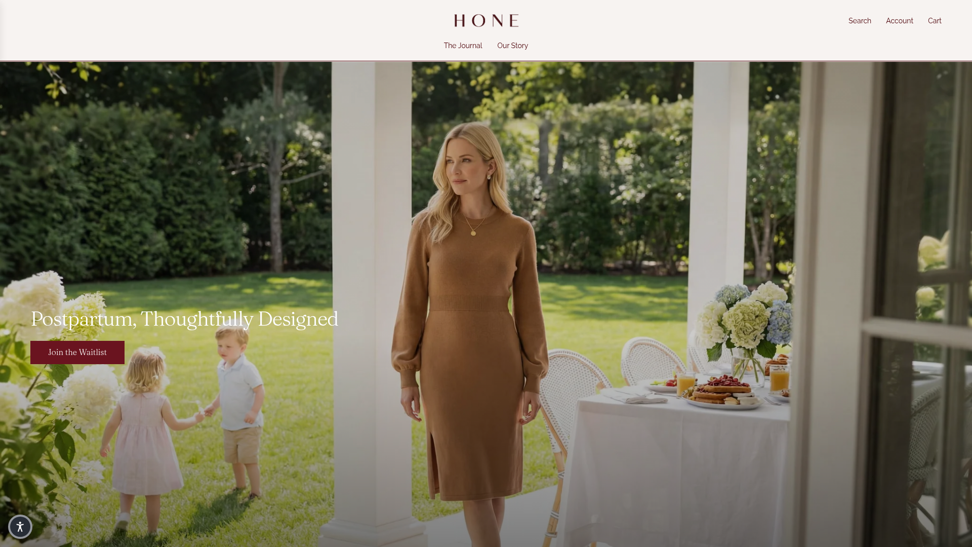 Hone website preview